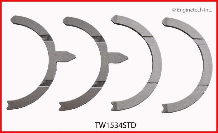 Enginetech TW1534STD Engine Crankshaft Thrust Washer for Lexus and Toyota Vehicles