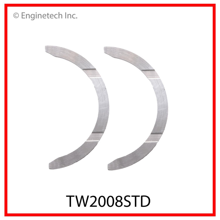 Enginetech TW2008STD Engine Crankshaft Thrust Washer for Mazda Vehicles