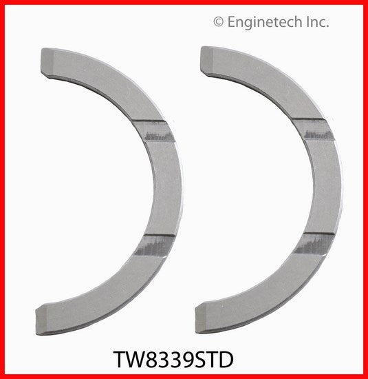 Enginetech TW8339STD Engine Crankshaft Thrust Washer for Suzuki Sidekick and Esteem