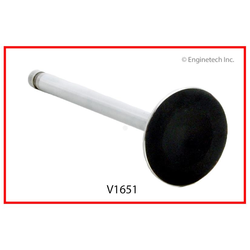 Enginetech V1651B Engine Exhaust Valve with Chrome Stem and 1.720-inch Head Diameter