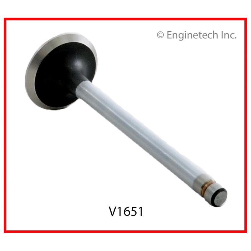 Enginetech V1651S Engine Exhaust Valve - High-Performance Replacement for Domestic and Import Engines