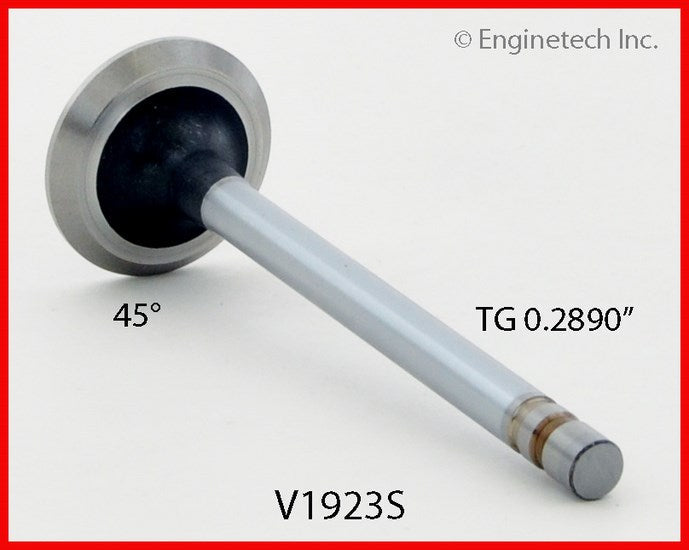 Enginetech V1923S Engine Exhaust Valve | High-Performance Stellite and Chrome Stem