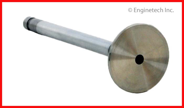 Enginetech V2307S Engine Exhaust Valve – Chrome Stem, 1.595-Inch Head Diameter, 5.67-Inch Length