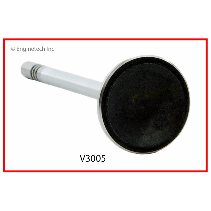 Enginetech V3005 Engine Exhaust Valve for Ford E-Series (2012-2013) - Chrome Stem, 1.417 in Valve Head Diameter