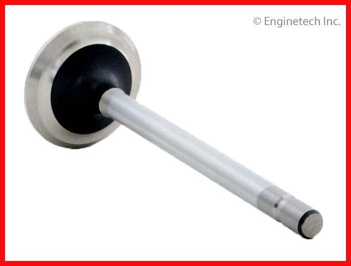Enginetech V3263NA Engine Exhaust Valve with Chrome Stem - 1.654-inch Valve Head Diameter