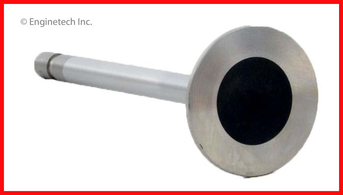Enginetech V3263NA Engine Exhaust Valve with Chrome Stem - 1.654-inch Valve Head Diameter