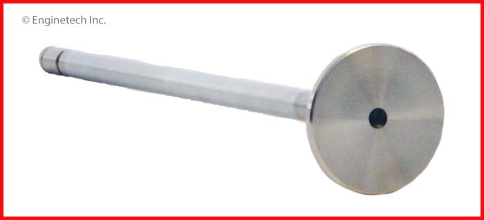 Enginetech V4369 Engine Exhaust Valve – Chrome Stem, 1.556 Inch Valve Head Diameter, 8.5 Inch Length