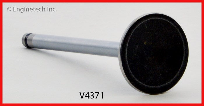 Enginetech V4371 Engine Exhaust Valve - High-Quality Chrome Stem for Domestic and Import Engines