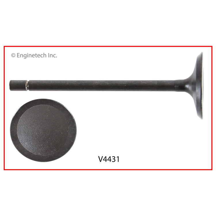 Enginetech V4431 Engine Exhaust Valve for 2004-2012 GM and Buick Models