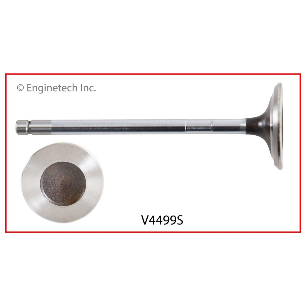 Enginetech V4499S Engine Exhaust Valve for Ford Flex, Taurus, Lincoln MKT, F-150 (2012-2014)