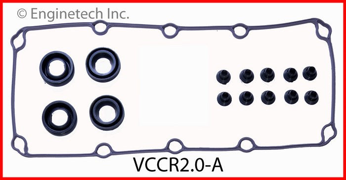 Enginetech VCCR2.0-A Engine Valve Cover Gasket for Dodge and Chrysler Vehicles
