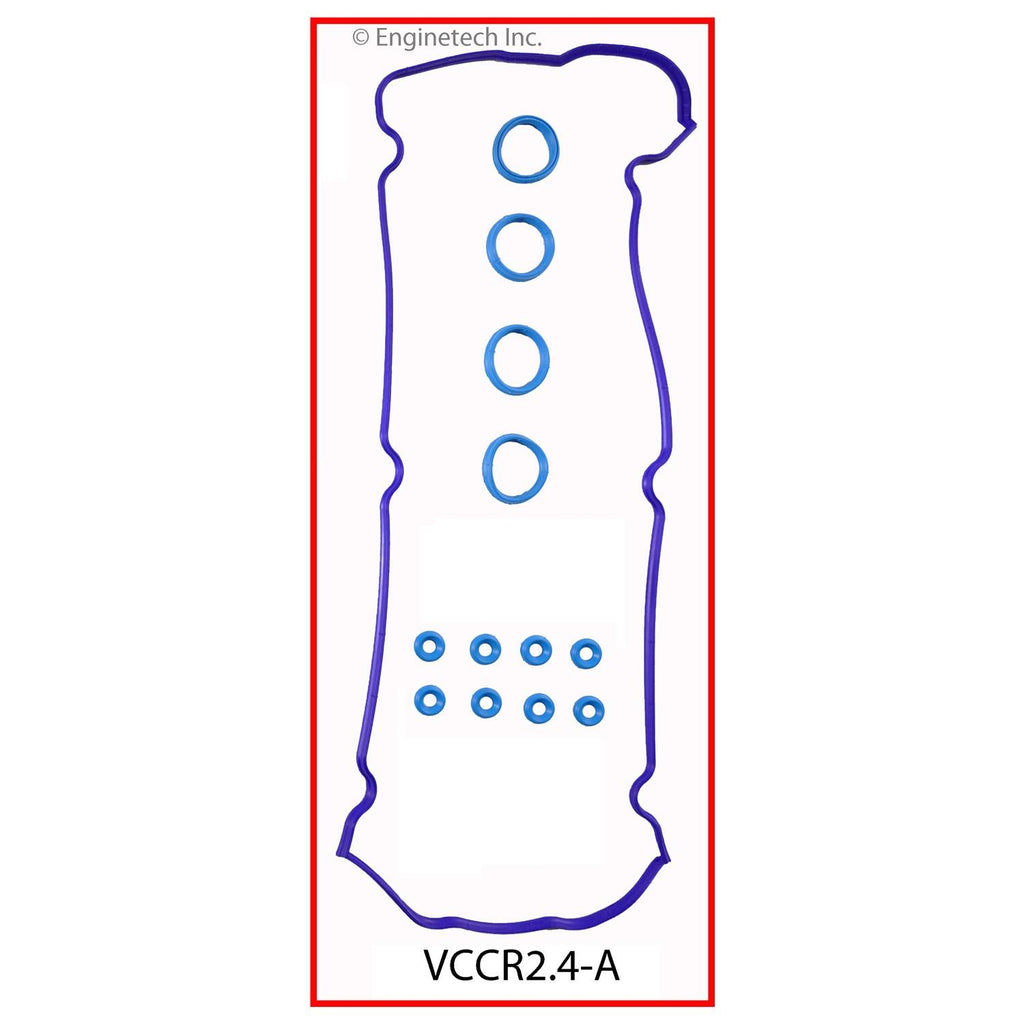 Enginetech VCCR2.4-A Engine Valve Cover Gasket for Dodge and Chrysler Vehicles
