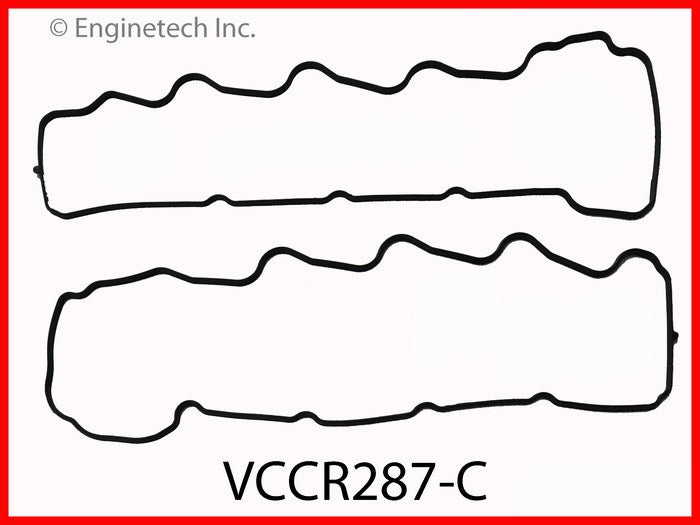 Enginetech VCCR287-C Engine Valve Cover Gasket for Dodge and Chrysler Vehicles