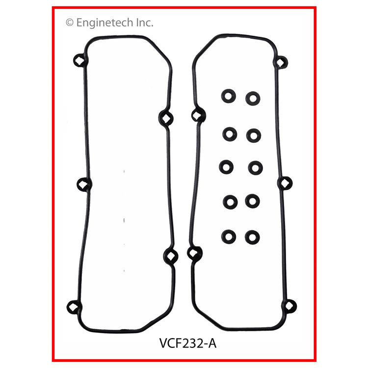 Enginetech VCF232-A Engine Valve Cover Gasket for Ford Trucks and SUVs