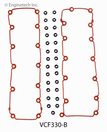 Enginetech VCF330-B Engine Valve Cover Gasket for Ford Trucks and SUVs