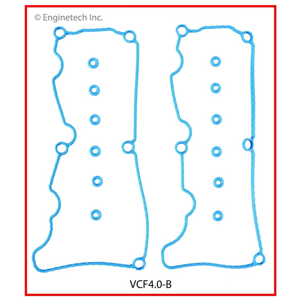 Enginetech VCF4.0-B Engine Valve Cover Gasket for Ford and Mazda Trucks