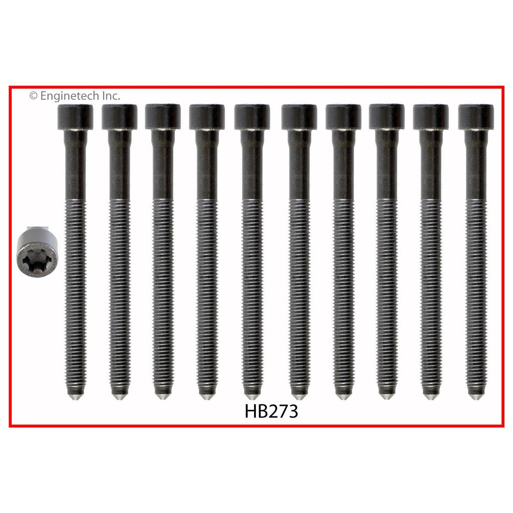 Enginetech VW2.0HS-CWB Engine Cylinder Head Gasket Set with Head Bolts for Volkswagen and Audi Models