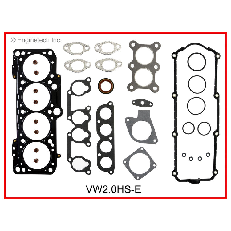Enginetech VW2.0HS-E Engine Cylinder Head Gasket Set for Volkswagen Cars and Trucks