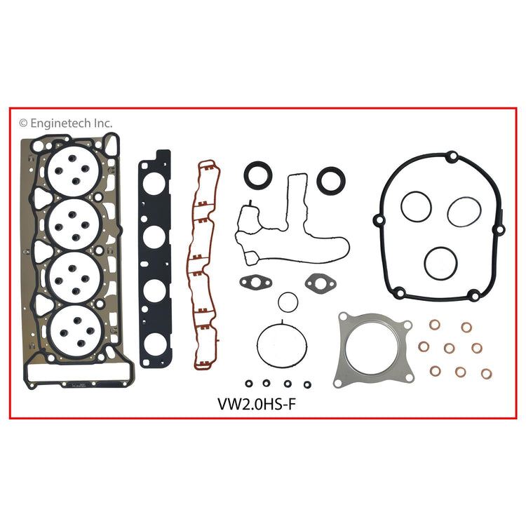 Enginetech VW2.0HS-FAWB Engine Cylinder Head Gasket Set for Volkswagen Vehicles