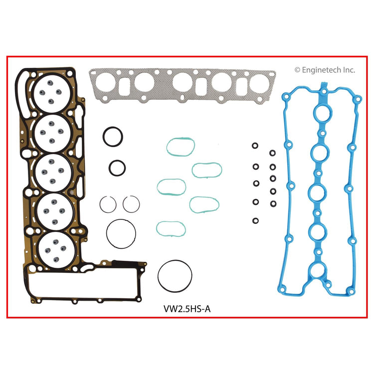 Enginetech VW2.5HS-A Engine Cylinder Head Gasket Set for Volkswagen Jetta, Beetle, and Rabbit