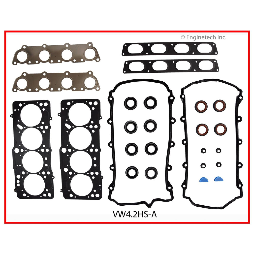 Enginetech VW4.2HS-A Engine Cylinder Head Gasket Set for Volkswagen and Audi Vehicles