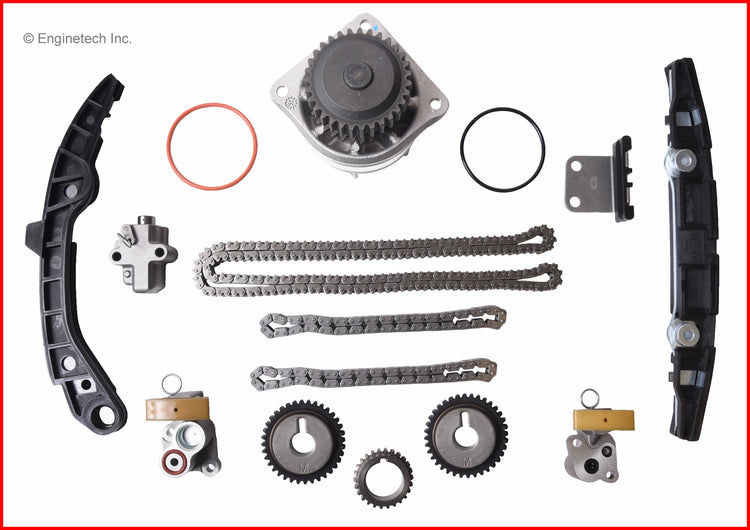 Enginetech WPK730 Engine Timing Chain Kit with Water Pump for Domestic and Import Engines