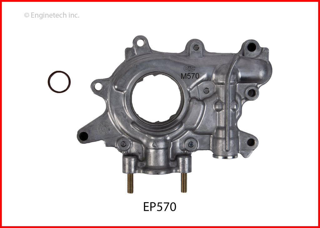 Enginetech EP570 Engine Oil Pump with Gasket for Honda Civic, CR-V, and Accord