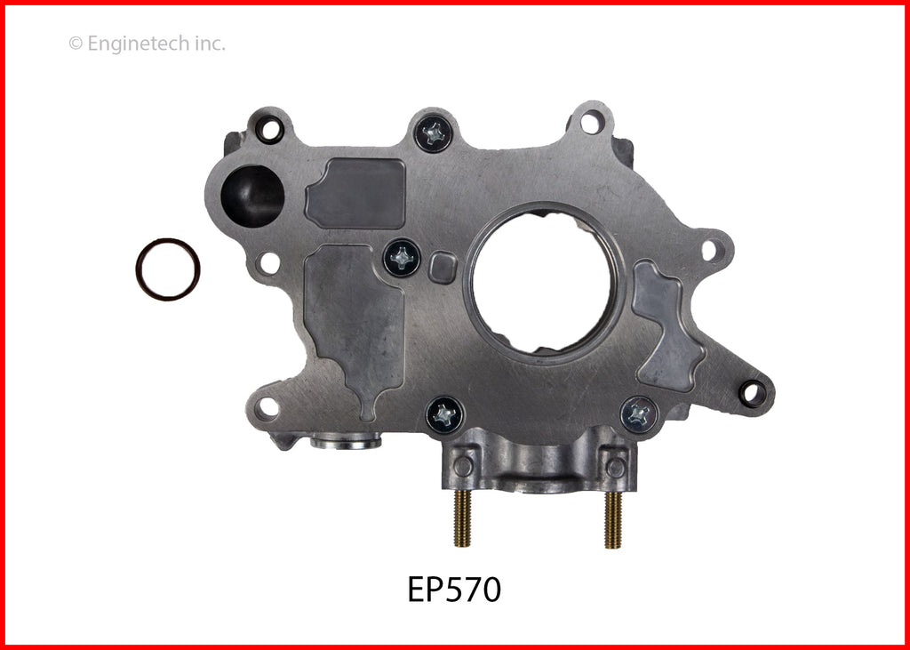 Enginetech EP570 Engine Oil Pump with Gasket for Honda Civic, CR-V, and Accord