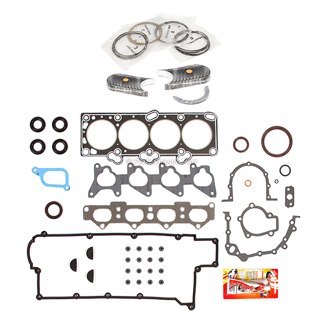 Full Gasket Set Bearings Rings Fit 96-01 Hyundai Tiburon Elantra 1.8L 2.0L - Picture 2 of 12