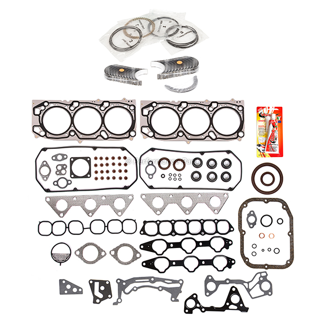 Full Gasket Set Bearings Rings Fit 2005-2008 Mitsubishi Endeavor 3.8L - Picture 2 of 12
