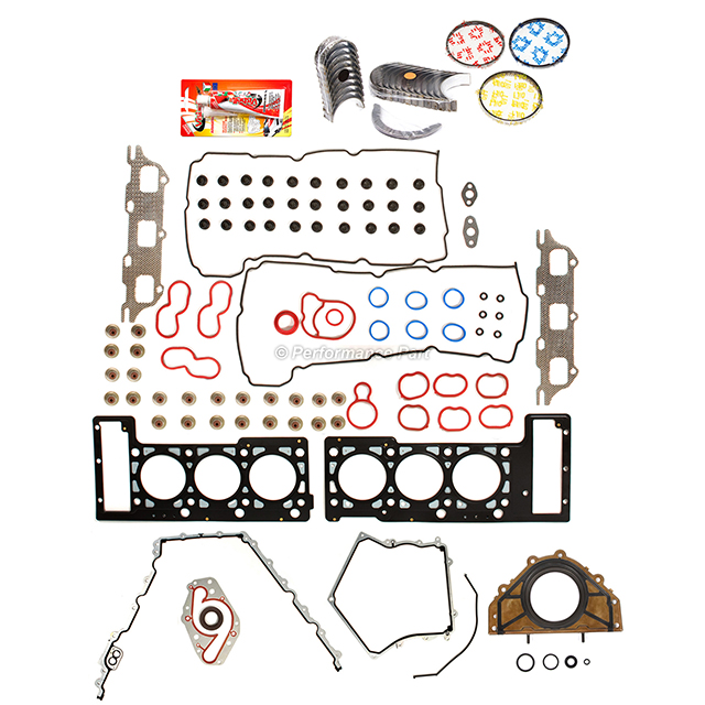 Full Gasket Set Bearings Rings Fit 05-09 Dodge Magnum Chrysler Sebring 2.7 - Picture 2 of 12