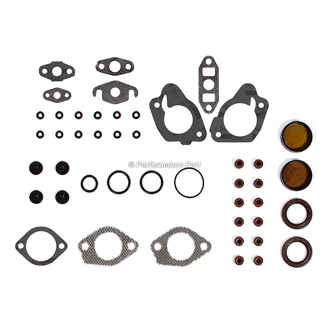 Full Gasket Set Bearings Rings Fit 87-93 Dodge Chrysler Mitsubishi 3.0L - Foto 8 di 12