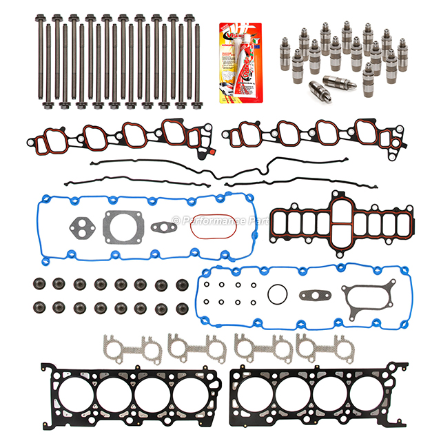 HS9790PT-15, ES72798 Bolts Lifters Head Gasket Set Fit 00-05 Ford E150 E250 E350 F150 F250 F350 5.4