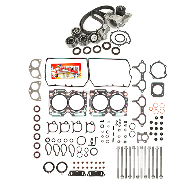 HS26167PT, HS26167PT-1, HS26167PT-2, ES72905 Head Gasket Set Timing Belt Kit Water Pump for 98-99 Subaru 2.5 DOHC EJ25