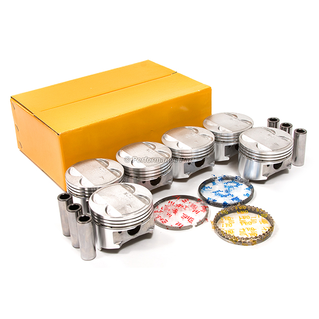 Pistons and Rings Fits 91-99 Dodge Mitsubishi 3000GT TURBO 3.0L DOHC 6G72