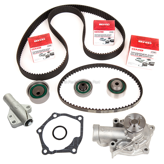 MR994968, 1145A046, MN137247, MD352473, 1145A047, MR984375, 1300A066 Timing Belt Kit Tensioner Water Pump for 08-12 Mitsubishi Eclipse Galant 4G69