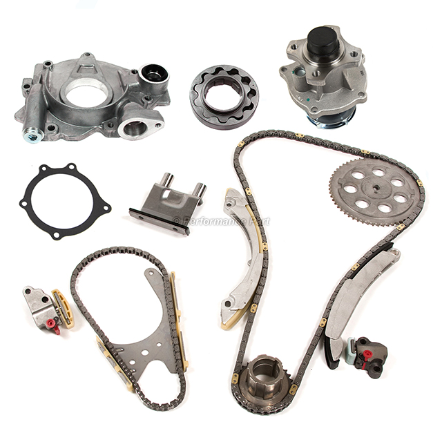 Timing Chain Kit Water Oil Pump Fit 02-07 GMC Hummer Isuzu Chevrolet 3. ...