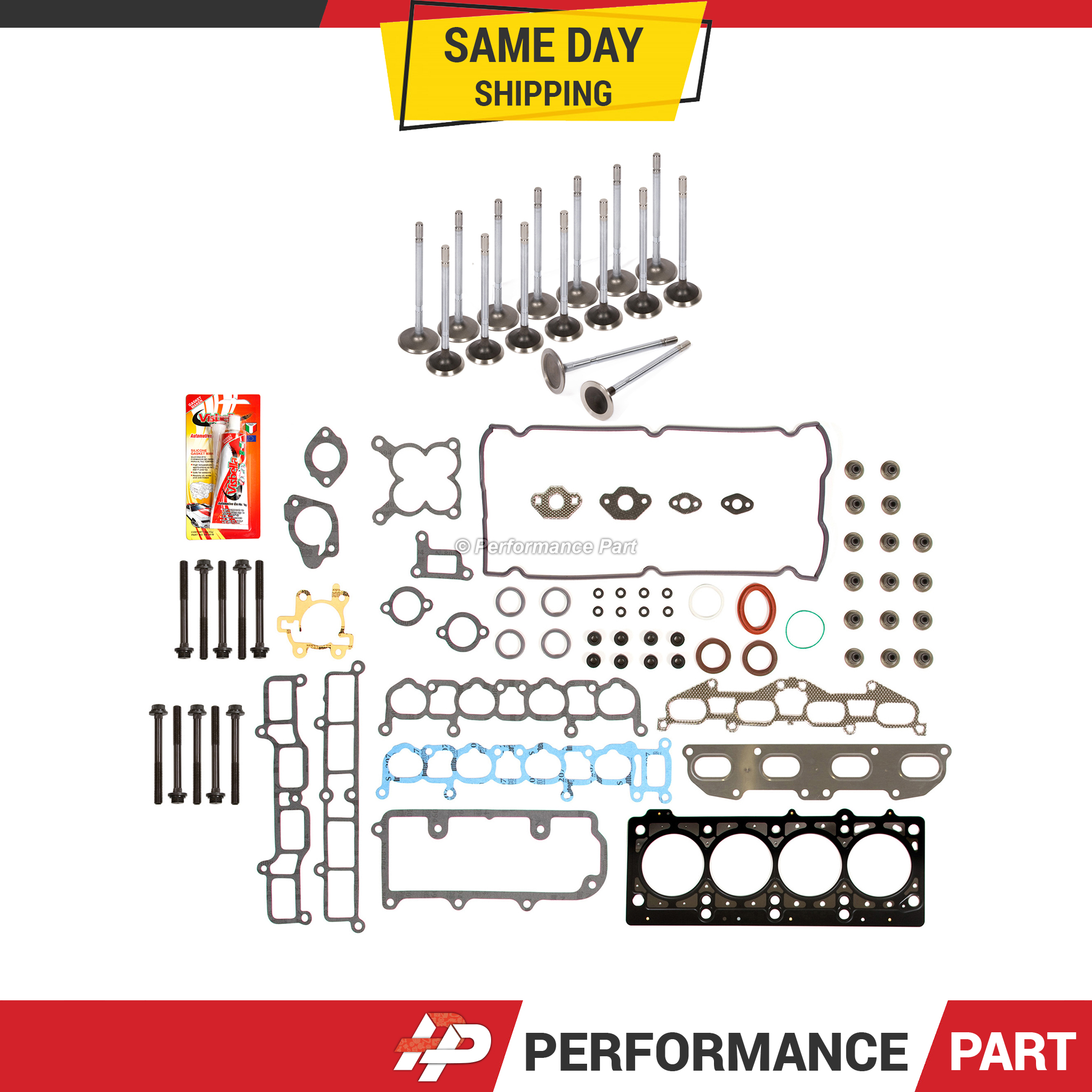Full Gasket Set Intake Exhaust Valves Fits 05-10 Dodge Chrysler Jeep 3