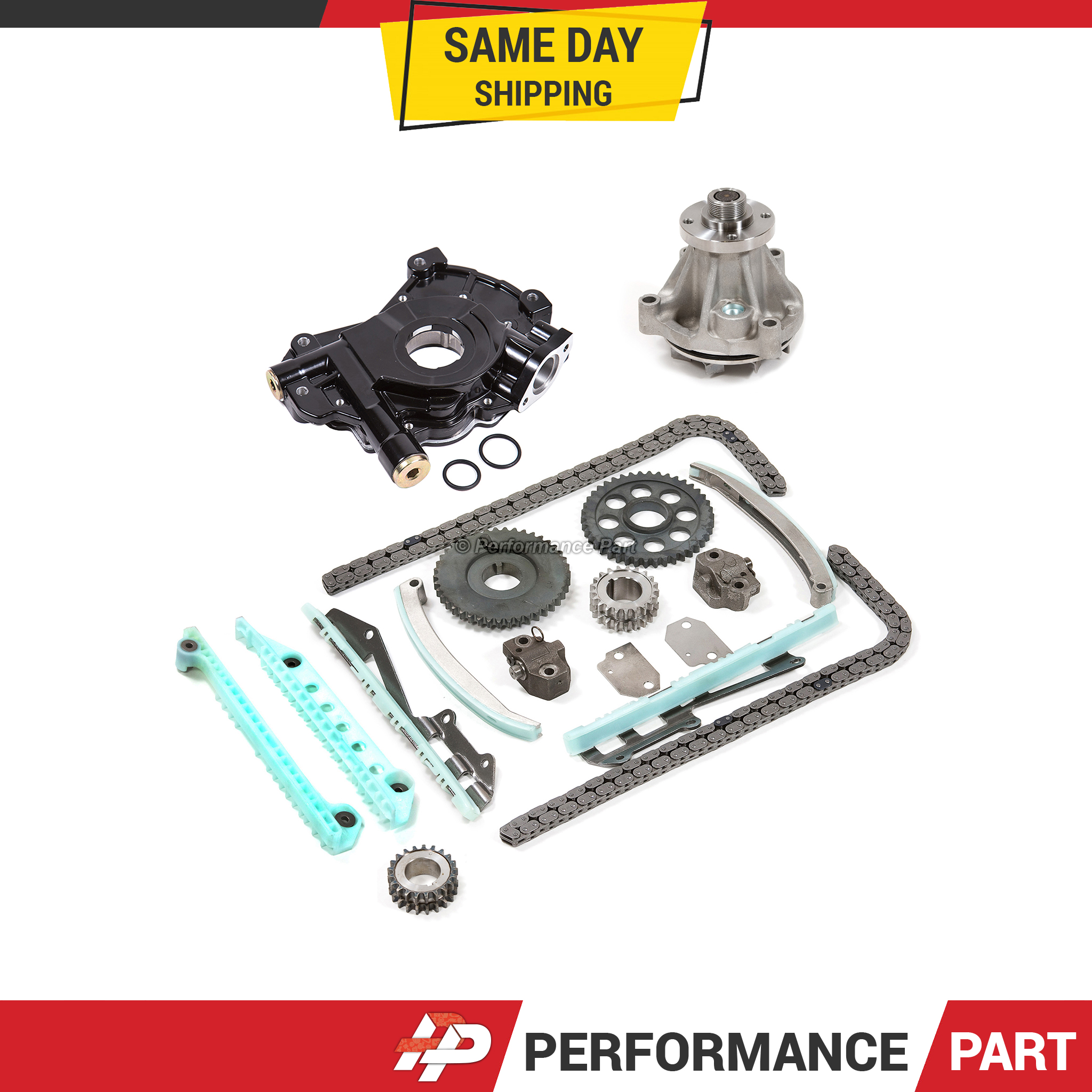 Timing Chain Oil Pump GMB Water Pump Kit Fit 97-02 Ford Mercury Lincoln 4.6 - Picture 1 of 12